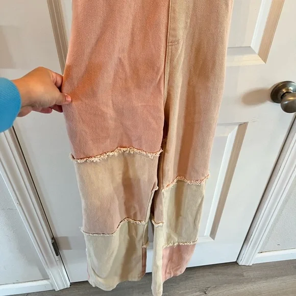 Women’s patchwork overalls - Picture 2 of 6